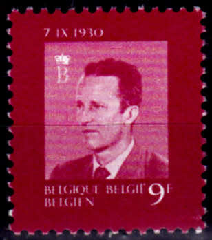 BELGIUM 1980, 6 Sept. 50th Anniv Birth King Baudouin, single, MNH, CV +/-R 10.00 view scans
