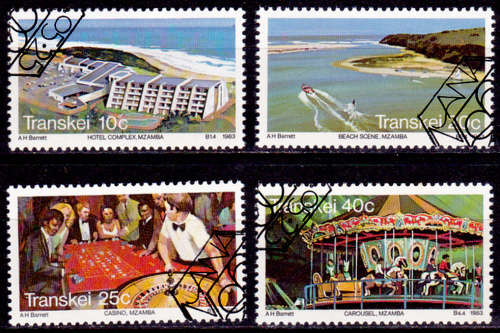 TRANSKEI 1983, 25 May. Tourism Wildcoast Hotel Complex, set, CTO, CV R ?? view scans
