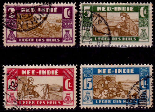 NETHERLANDS INDIES 1932, 1 Dec. Salvation Army Charity, set, UH, CV +/-R 140.00 view scans