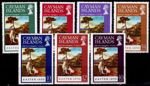 CAYMAN ISLANDS 1970, 23 March. Easter - Paintings, set, MH, CV+/- R 45.00, view scans
