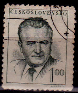 CZECHOSLOVAKIA 1952, 2 June. PRESIDENT KLEMENT GOTTWALD, single, UH, CV +/-R 5.00, view scans