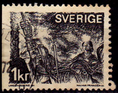 SWEDEN 1970, 28 Sept. MINING, single, UNH, CV +/-R 5.00 view scans