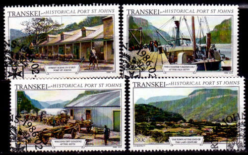 TRANSKEI 1986, 6 Feb. PORT St JOHNS, set, CTO, CV R ?? view scans