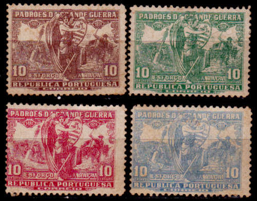 PORTUGAL 1925, 8 April. MEMORIAL OF WAR, set, MH, CV+/- R 110.00, view scans