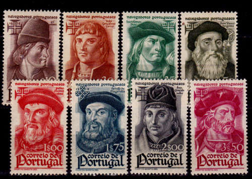 PORTUGAL 1945, 29 July. PORTUGUESE NAVIGATORS, set, MH, CV+/- R 520.00, view scans