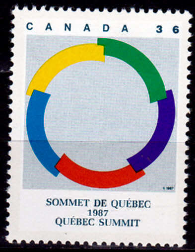 CANADA 1987, 2 Sept. 2nd INTERNATIONAL FRANCOPHONE SUMMIT, single, MNH, CV +/-R 10.00 view scans
