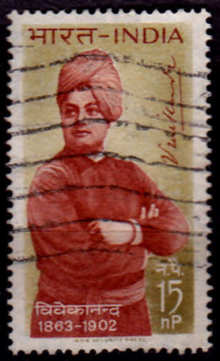 INDIA 1963, 17 Jan. 100th ANNIV BIRTH of VIVEKANADA, single, UH, CV +/-R 5.00 view scans