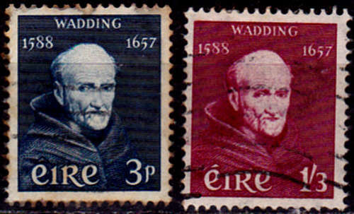 IRELAND 1957, 25 Nov. 300th Anniv Death of Pater Luke Wadding, set, UH, CV +/- R 220.00 view scans