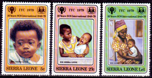 SIERRA LEONE 1979, 24 April. Intl Year of Child, set, MNH, CV +/- R 65.00 view scans