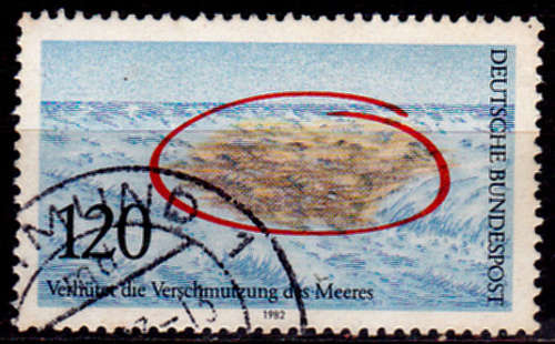 GERMANY 1982, 15 July. SOCIETY PREVENTION MARINE POLLUTION, single, UH, CV +/-R 10.00 view scans
