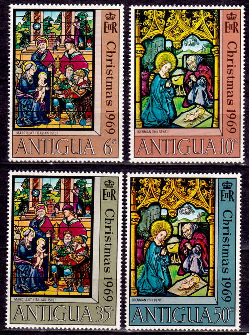 ANTIQUA 1969, 15 Oct. Christmas, set, MH, CV +/-R 25.00 view scans
