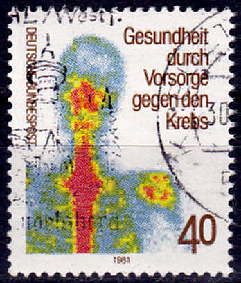 GERMANY 1981, 12 Feb. The Struggle Against Cancer, single, UNH, CV+/- R 5.00 view scans