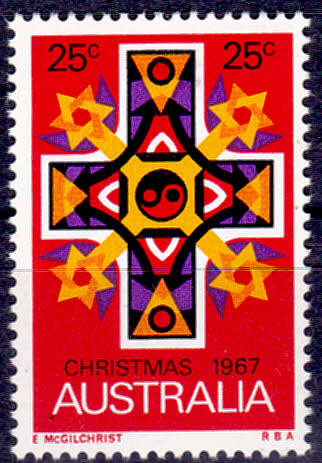 AUSTRALIA 1967, 27 Nov. Christmas, single, MH, CV +/- R 30.00 view scans