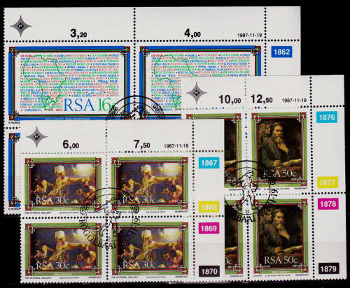 RSA 1987, 19 Nov. Bible Society of SA, CTO set controls  CV R??  view scans