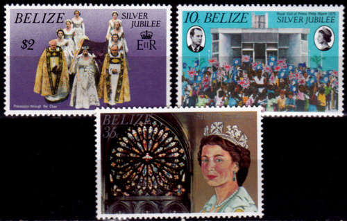 BELIZE 1977, 7 Feb. Silver Jubilee, set, MNH, CV +/-R 20.00 view scans
