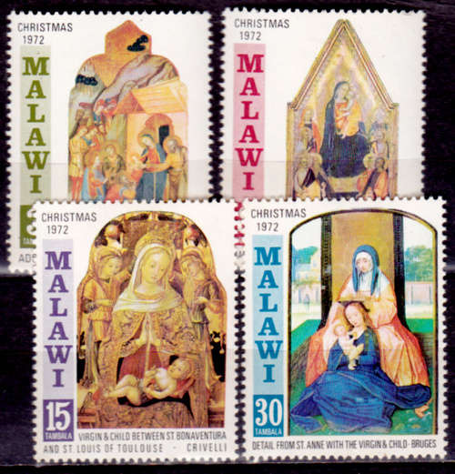 MALAWI 1972, 8 Nov. Christmas, set, MH, CV +/-R 40.00 view scans