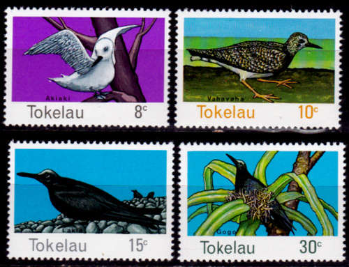 TOKELAU 1977, 16 Nov. Birds, set, MNH, CV +/-R 50.00 view scans