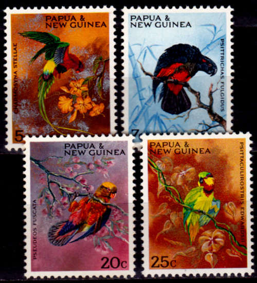 PAPUA NEW GUINEA 1967, 29 Nov. Birds - Christmas, set, MH, CV +/-R 45.00 view scans