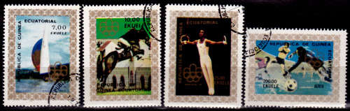 EQUATORIAL GUINEA 1976, 7 April. Olympic Games, set, UNH, CV +/- R 20.00, view scans