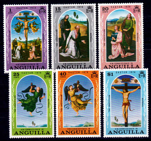 ANGUILLA 1974, Easter, set, MH, CV +/- R 40.00, view scans