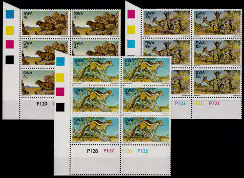 SWA 1976, 16 July. Nature Conservation, set controls, MNH, CV R 54.00 view scans