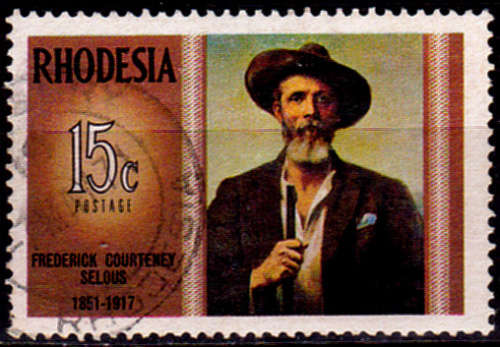 RHODESIA 1971, 1 March. Famous Rhodesians, FC Selous, single, UH, CV R 12.00, view scans