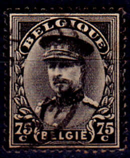BELGIUM 1934, 10 March. King Albert, single, UH, CV +/-R 5.00 view scans