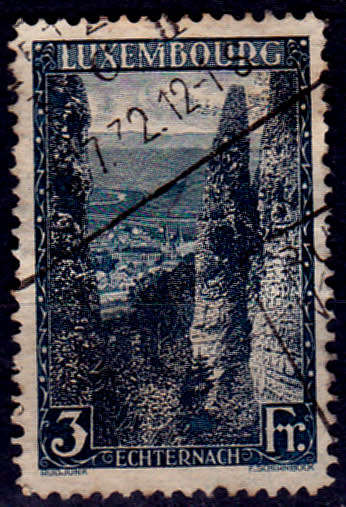 LUXEMBOURG 1923-1934, 25 Sept. Landscapes, single, UH, CV +/-R 15.00 view scans