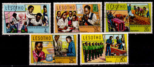 LESOTHO 1974, 18 Feb. Youth and Development, set, UH, CV +/-R 25.00 view scans