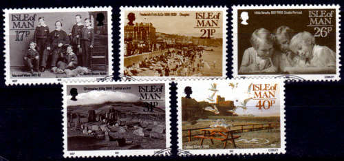 ISLE OF MAN 1991, 9 Jan. Photography`s Manx Museum, set, CTO, CV +/-R ?? view scans