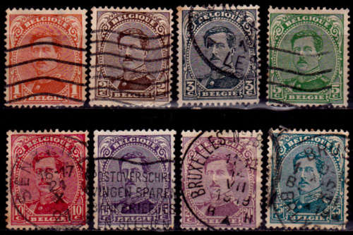 BELGIUM 1915, 15 Oct. King Albert I, set, UH, CV+/- R 40.00 view scans