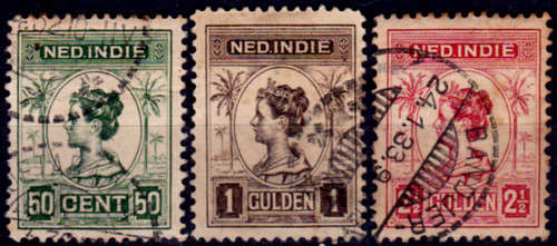 NETHERLANDS INDIES 1913-1914, Queen Wilhelmina, set, UH, CV+/- R 40.00 view scans