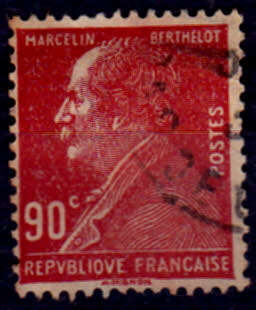 FRANCE 1927, 7 Sept. 100th Anniv Birth of Berthelot, single, UH, CV+/- R 10.00 view scans