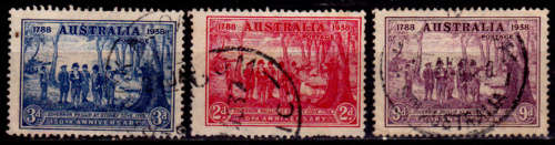 AUSTRALIA 1937, 1 Oct. 150th ANNIV FOUNDATION NSW, set, UH, CV+/- R 220.00 view scans