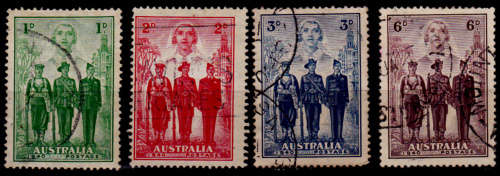 AUSTRALIA 1940, 15 July. AUSTRALIAN IMPERIAL FORCES, set, UH, CV+/- R 210.00 view scans