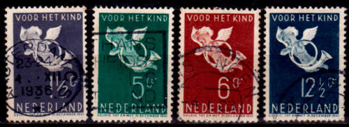 NETHERLANDS 1936, 1 Dec. CHILD CARE, set, UH, CV +/-R 165.00 view scans
