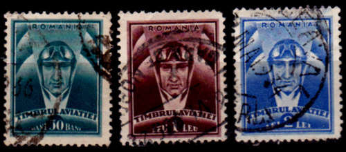 ROMANIA 1931, 15 May. NATIONAL FUND AVIATION, set, UH, CV +/-R 15.00 view scans