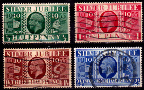 ENGLAND 1935, 7 May. 25th ANNIV OF KGV, set, UH, CV +/-R 110.00 view scans