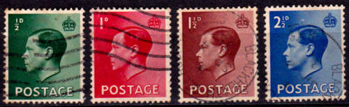 ENGLAND 1936, 1 Sept. KING EDWARD VIII, set, UH, CV +/-R 25.00 view scans