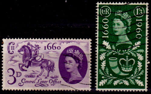 ENGLAND 1960, 7 July. 300th ANNIV GENERAL PO TEST, set, UH, CV +/-R  60.00 view scans