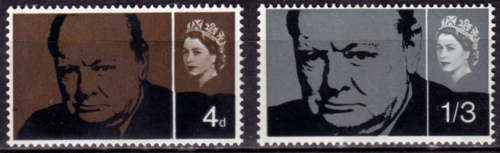 ENGLAND 1965, 8 July. SIR WINSTON SPENCER CHURCHILL, set, MNH, CV +/-R 60.00 view scans