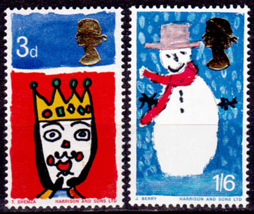 ENGLAND 1966, 1 Dec. Christmas Stamps, set, MNH, CV +/-R 10.00 view scans