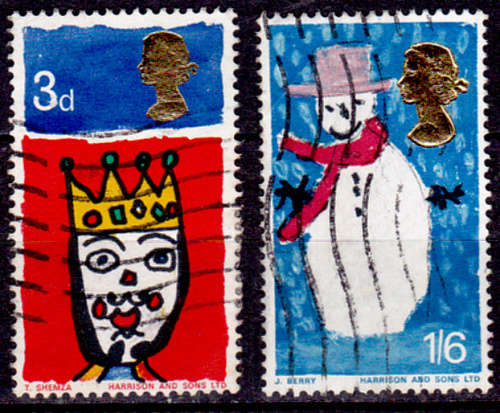 ENGLAND 1966, 1 Dec. CHRISTMAS STAMPS, set, UH, CV +/-R 10.00 view scans