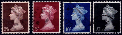ENGLAND 1969, 5 March. QUEEN ELIZABETH II, set, UH, CV +/-R 145.00 view scans