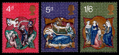 ENGLAND 1970, 25 Nov. Christmas Stamps, set, MNH, CV +/-R 20.00 view scans