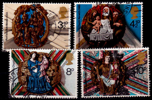 ENGLAND 1974, 27 Nov. CHRISTMAS STAMPS, set, UNH, CV +/-R 30.00 view scans
