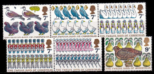 ENGLAND 1977, 23 Nov. CHRISTMAS STAMPS, set, MNH, CV +/-R 30.00 view scans