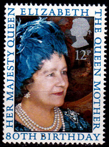 ENGLAND 1980, 4 Aug. 80th ANNIV BIRTH QUEEN MOTHER, single, MNH, CV +/-R 10.00 view scans
