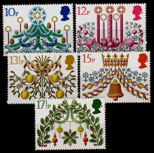ENGLAND 1980, 19 Nov. CHRISTMAS STAMPS, set, MNH, CV +/-R 45.00 view scans