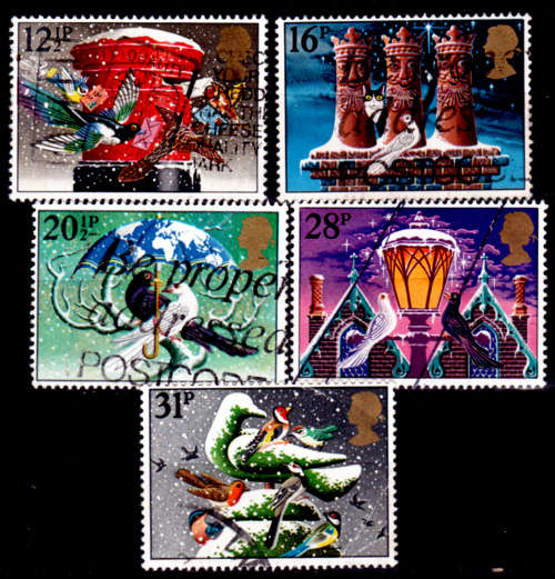 ENGLAND 1983, 16 Nov. CHRISTMAS STAMPS, set, UNH, CV +/-R 50.00 view scans